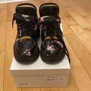 Maison Margiela kawaii print retro trainers size 37.5